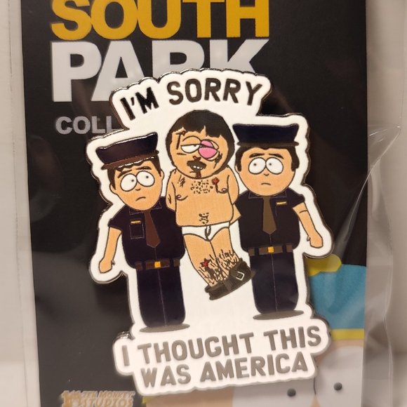 South Park Randy Marsh I Thought This Was America Collectible Enamel Pin - Picture 1 of 3